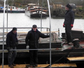 105. work party, John, Pete & Steve