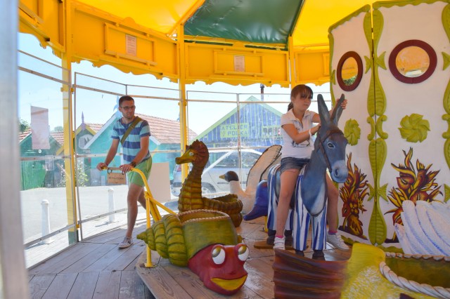 117. Green round-a-bout on Isle D'Oleron