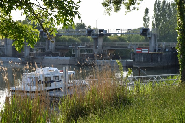45. First boat moving!