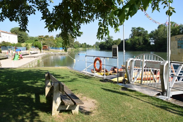 30. The beach and swimming area