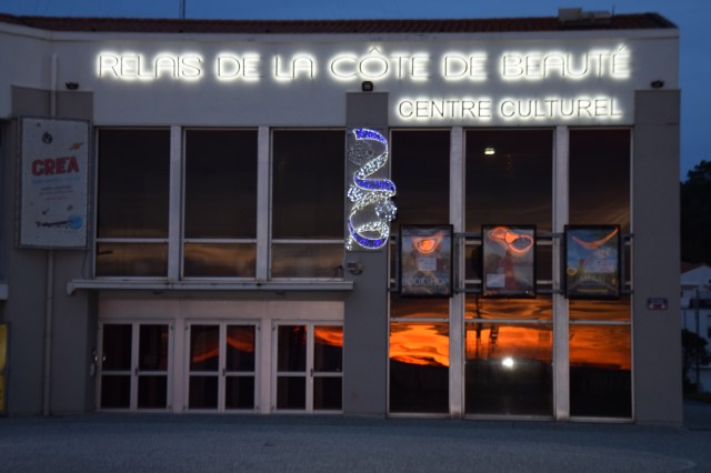 20. Sun set reflected in the windows of the cultural centre