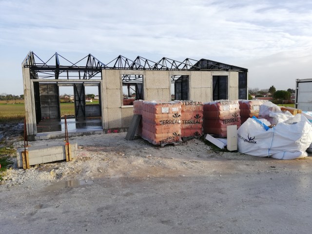 5. Progress on the house on 13th Dec