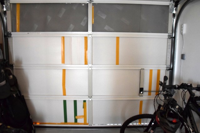 17. insulating garage door